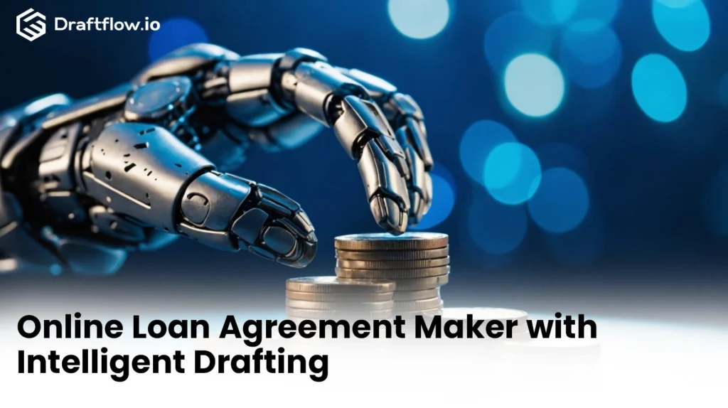 Online Loan Agreement Maker with Intelligent Drafting