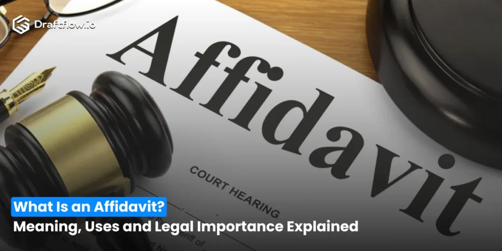 What Is an Affidavit? Meaning, Uses and Legal Importance Explained