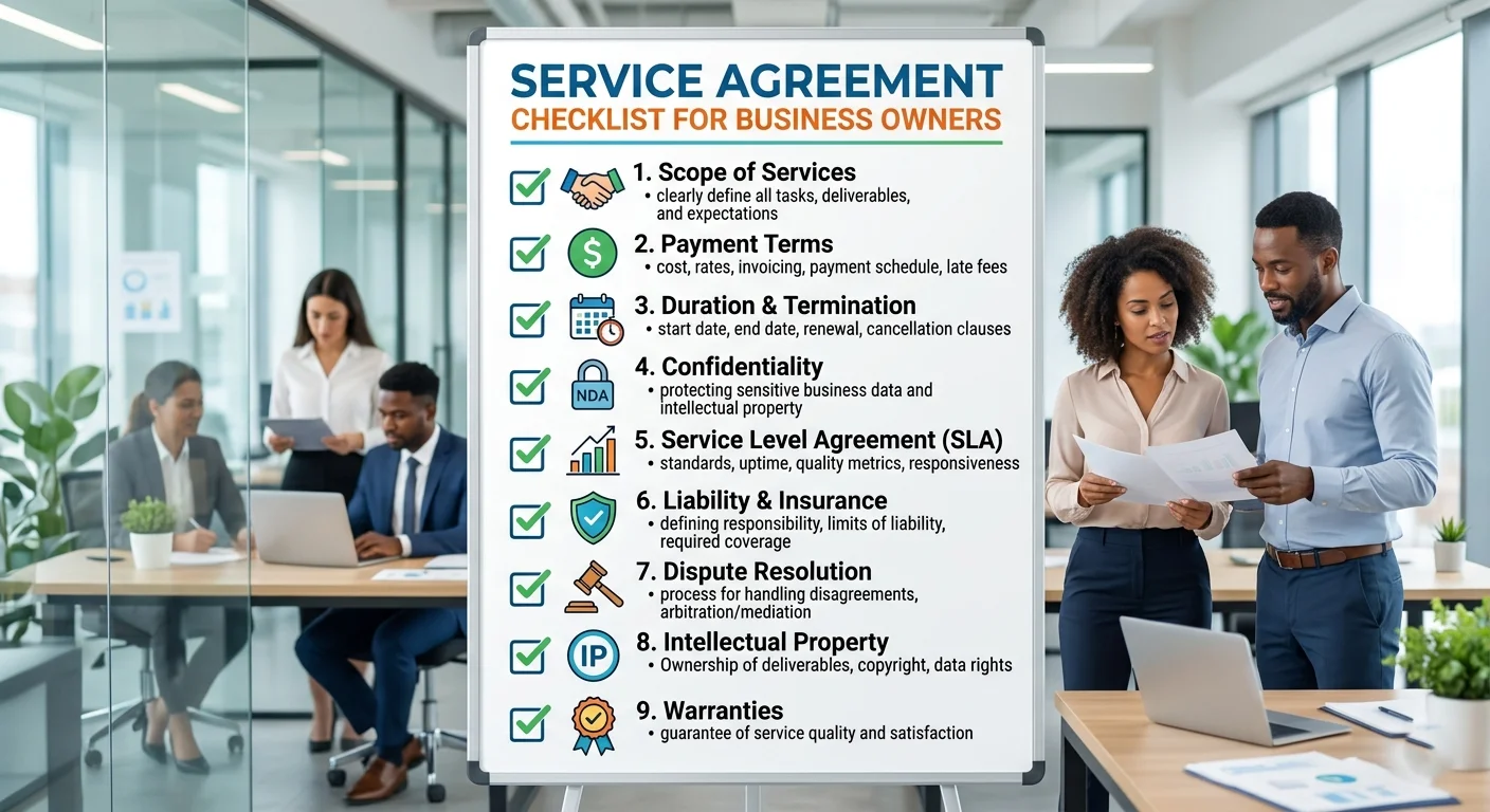 Service Agreement vs Contract UK